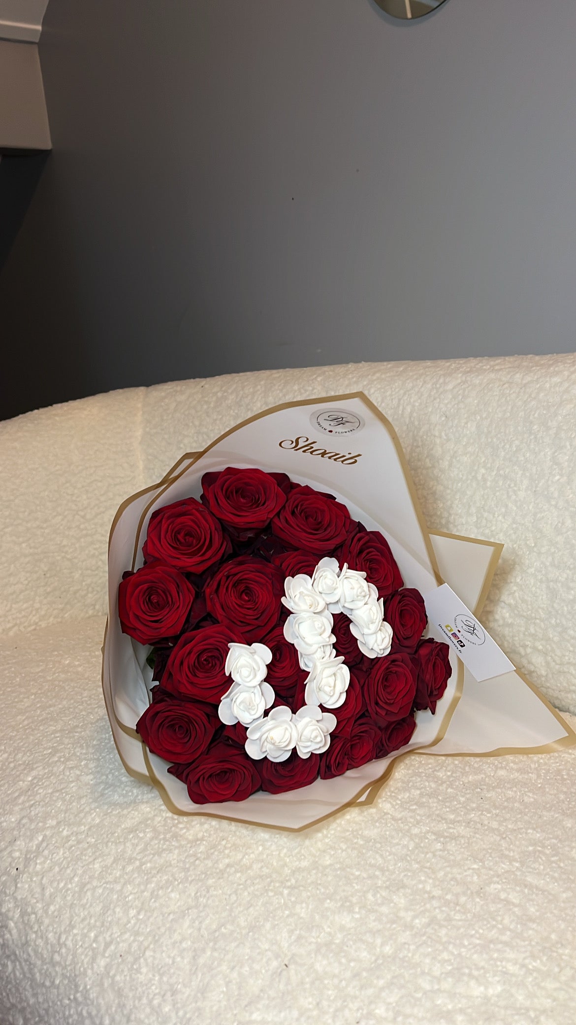 Personalized Bouquet Initial