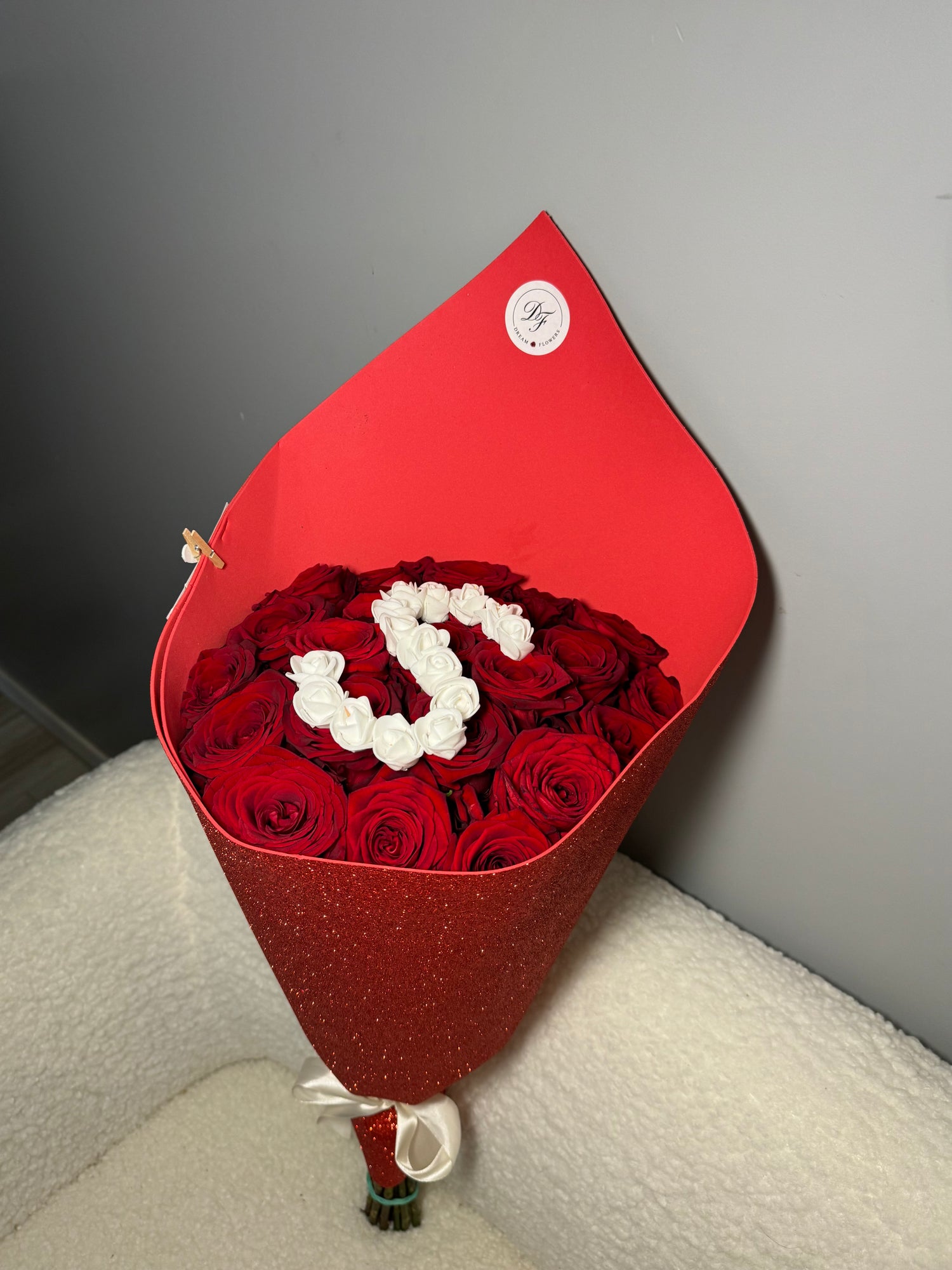 Bouquet personnalisé Initale