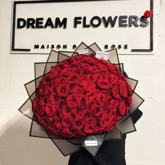 Bouquet of 100 roses