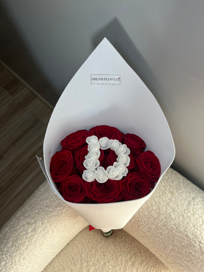 Personalized Bouquet Initial