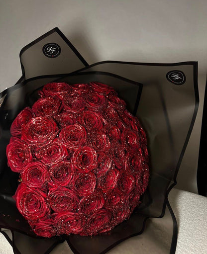 Personalized Glitter Bouquet