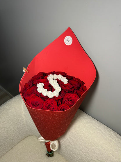 Personalized Bouquet Initial