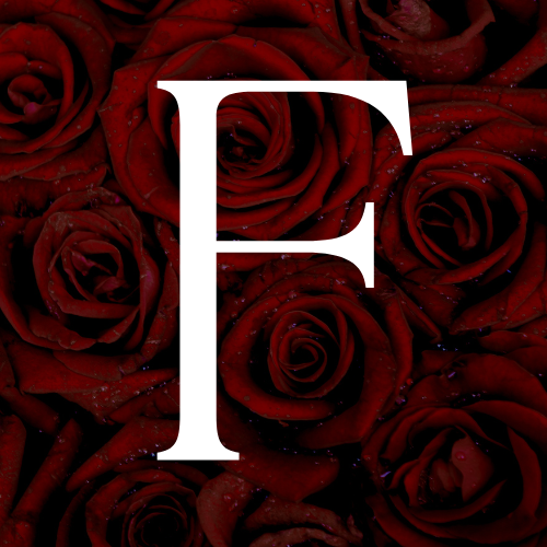 Lettre au milieu du bouquet