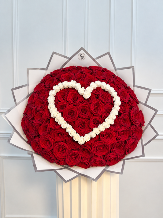 Bouquet de 101 roses
