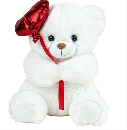 Teddy ballon blanc