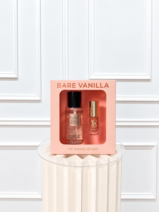 Coffret-cadeau deux-pièces Bare Vanilla
