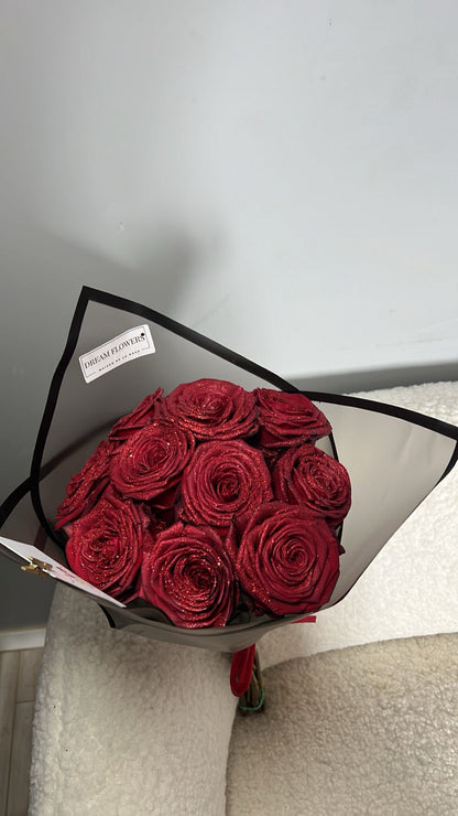 Personalized Glitter Bouquet