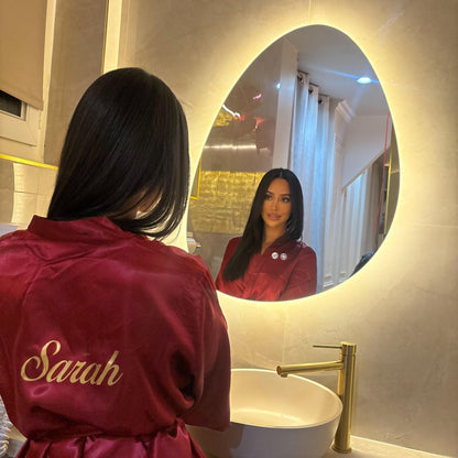 Peignoir en Satin Personnalisable