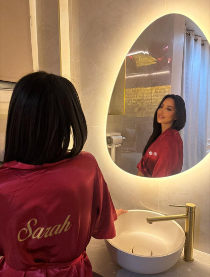 Peignoir en Satin Personnalisable